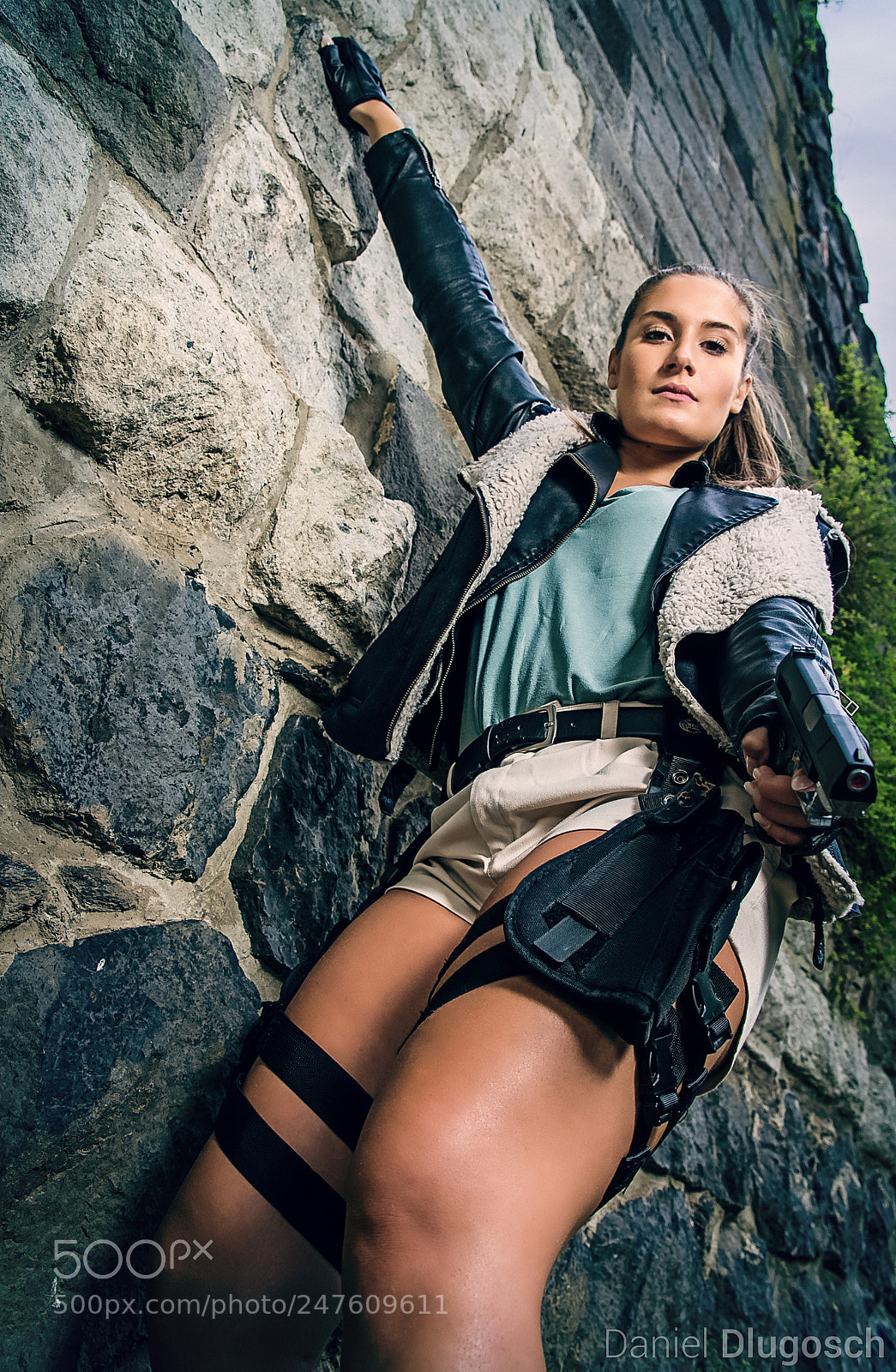 Pentax K-5 sample photo. Lara as lara croft photography
