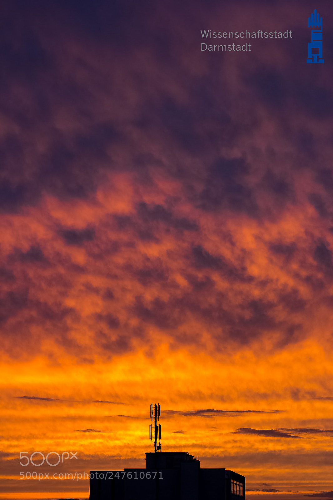 Canon EOS 60D sample photo. Sunset in darmstadt photography