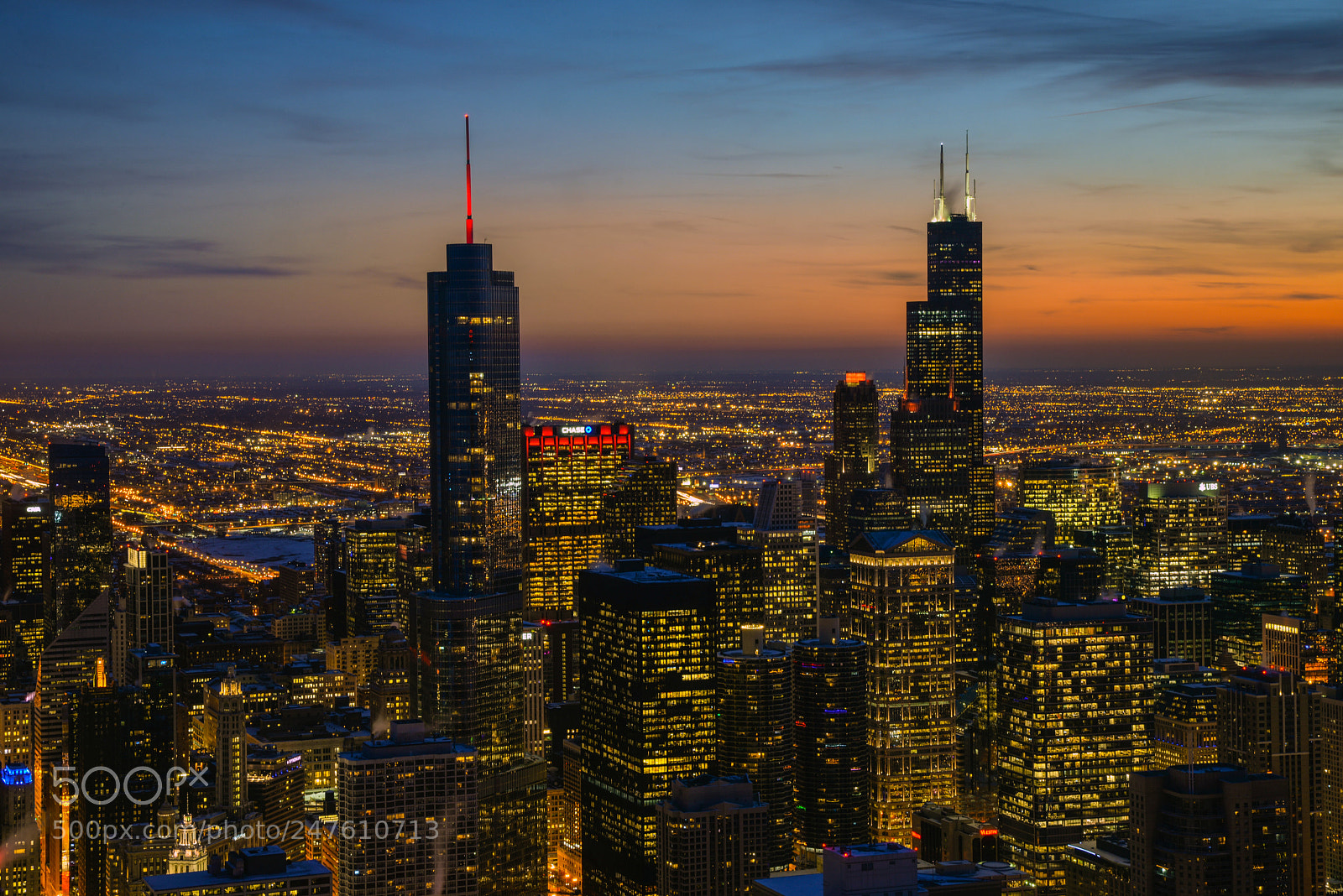 Nikon D610 sample photo. Chicago from 1000 feet (xvi) photography