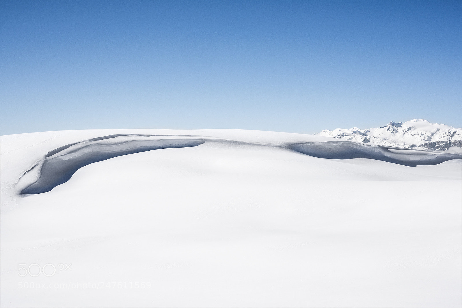 Nikon D810 sample photo. Snow wave photography