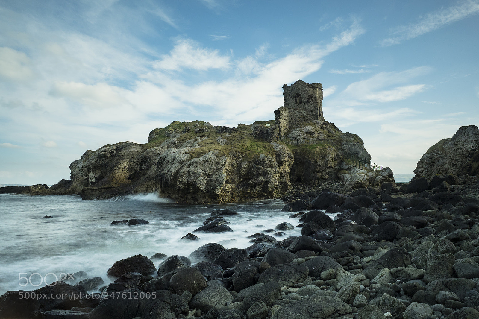Olympus OM-D E-M1 sample photo. Kinbane castle february 2018_3 photography
