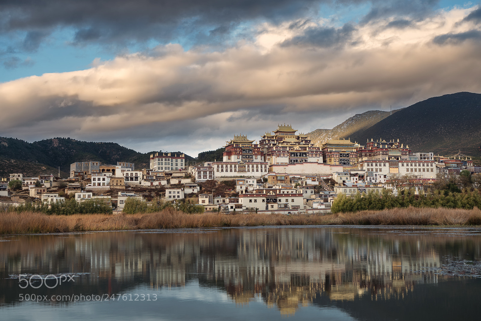 Olympus OM-D E-M5 II sample photo. Songzanlin monastery photography