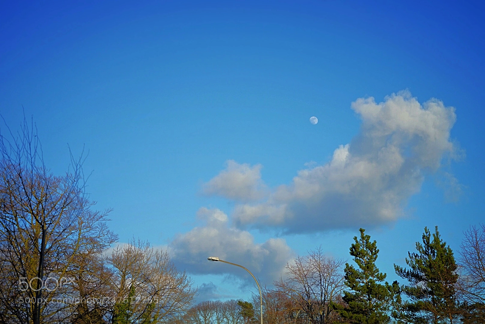 Sony a7 sample photo. Moon phase photography