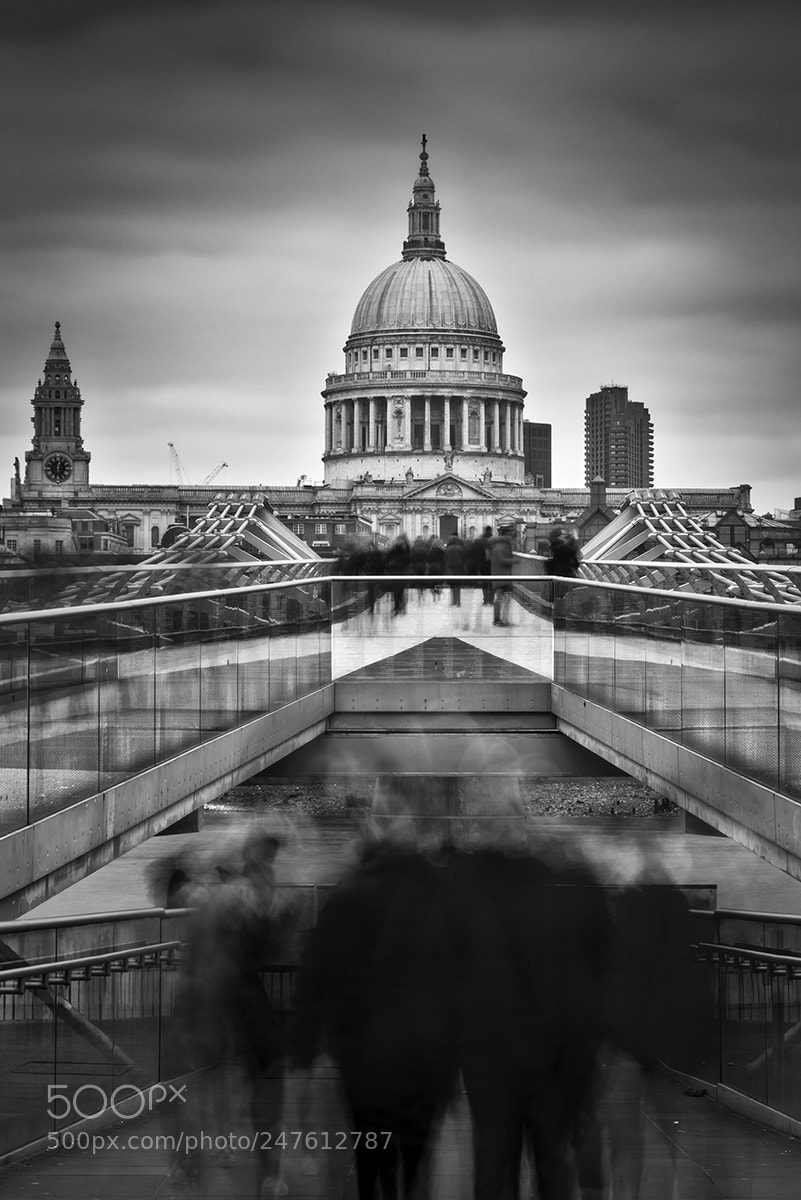 Pentax K-1 sample photo. Millennium bridge photography