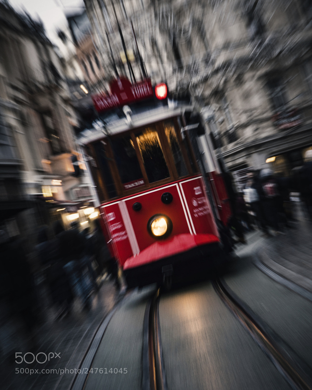 Sony a6300 sample photo. Nostalgic tram on istiklal photography