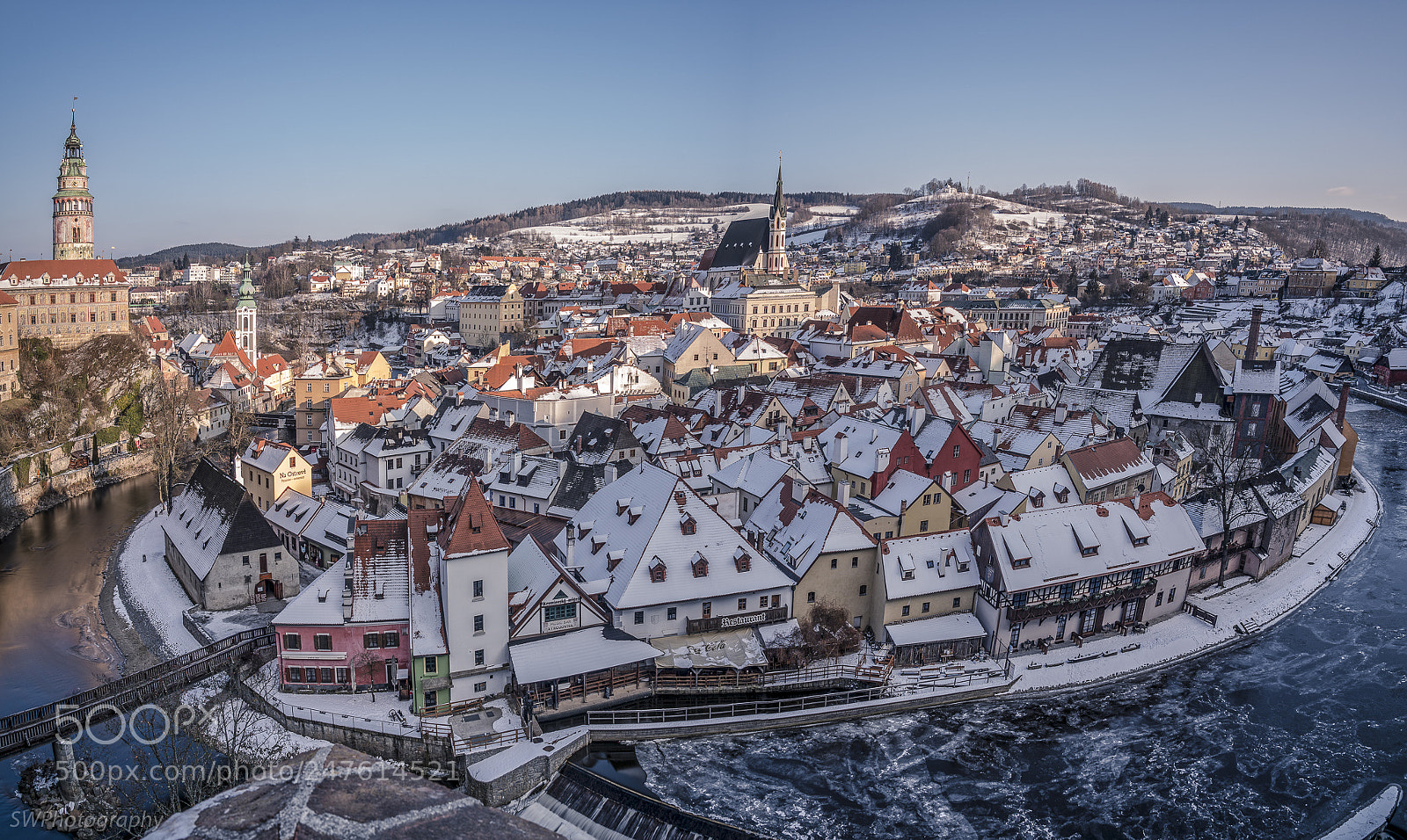 Sony a7R III sample photo. Cesky krumlov - cold photography