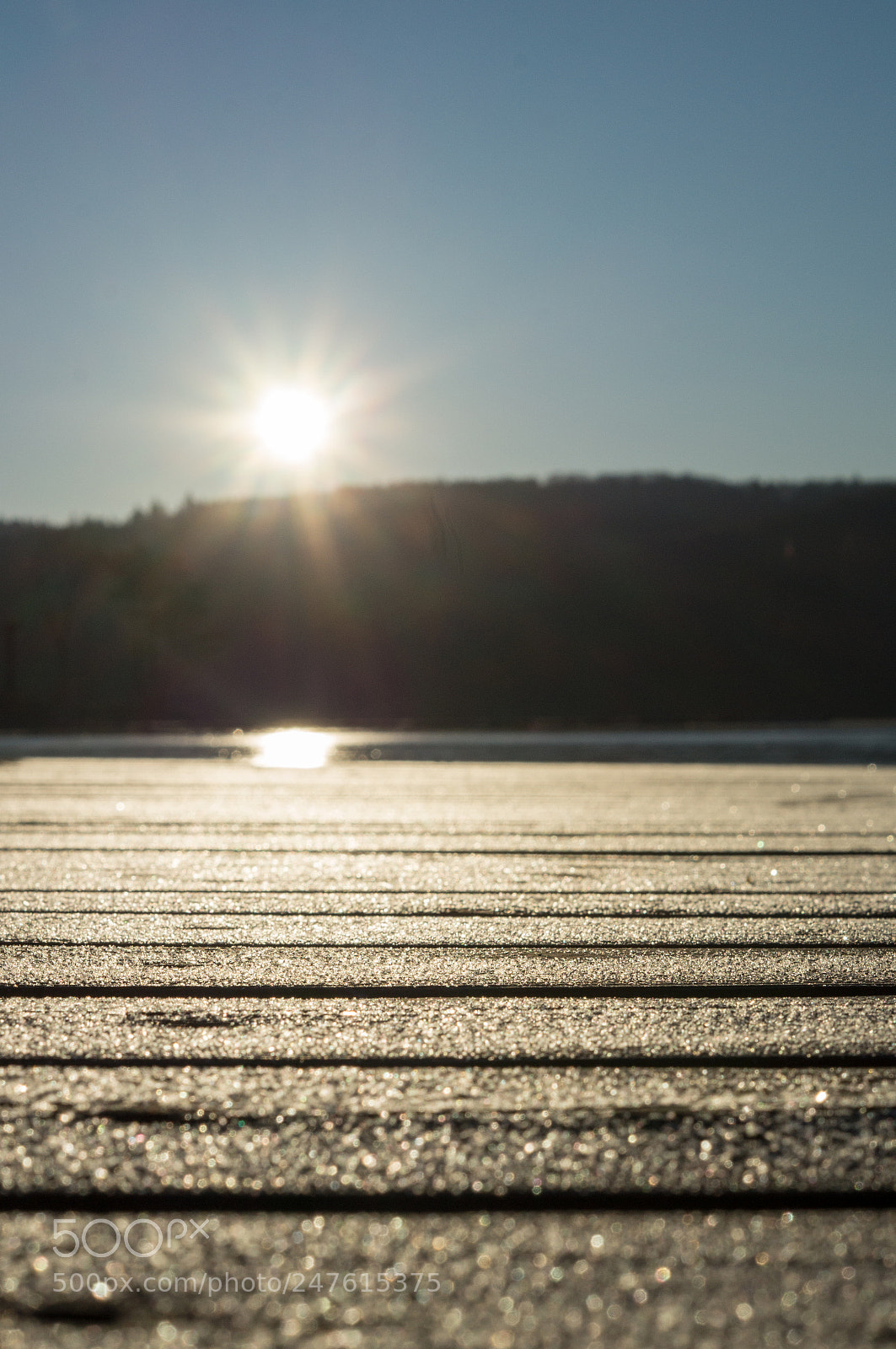 Sony SLT-A57 sample photo. Frozen jetty photography