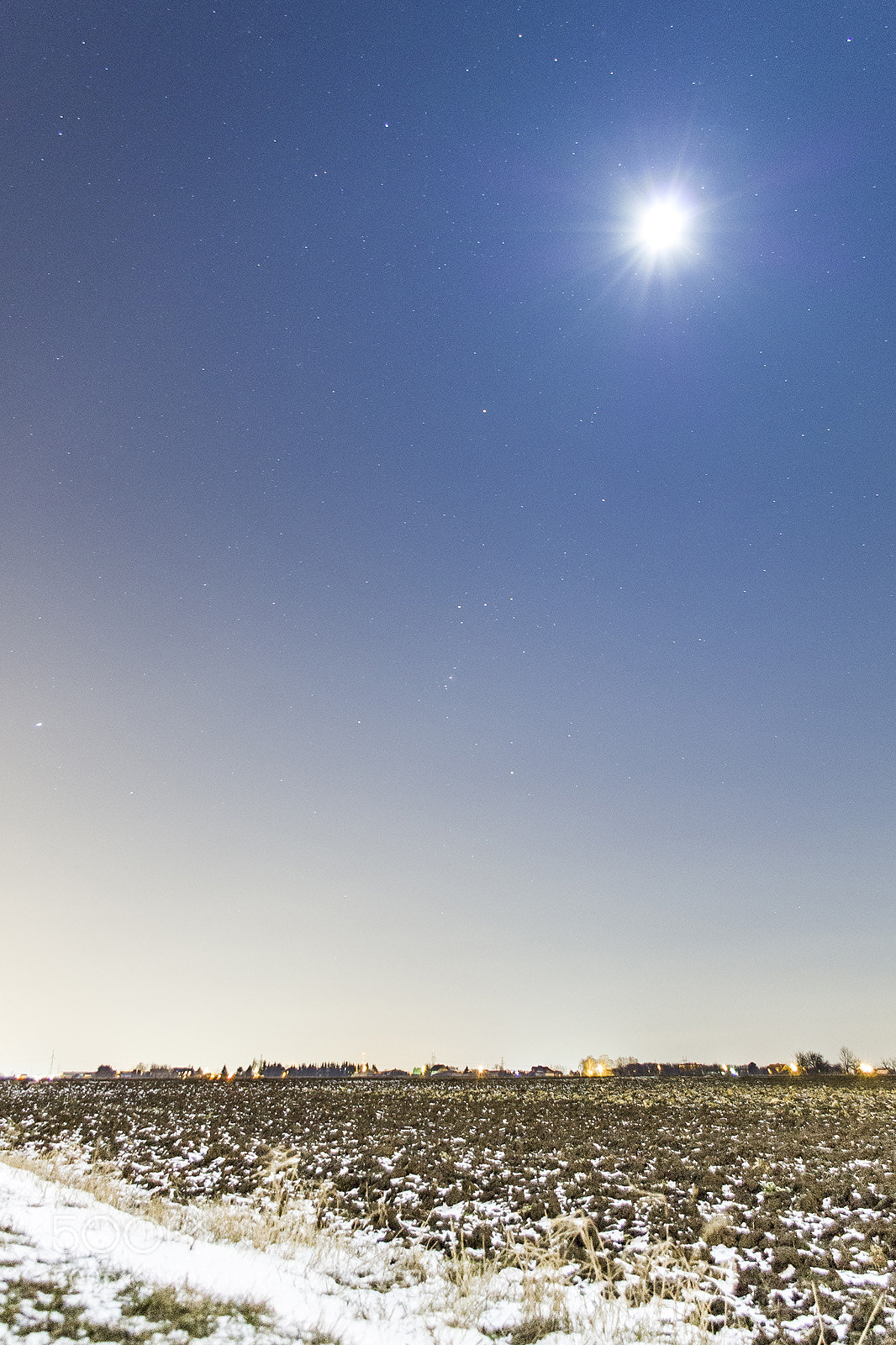 Pentax K-S2 sample photo. In moon light photography