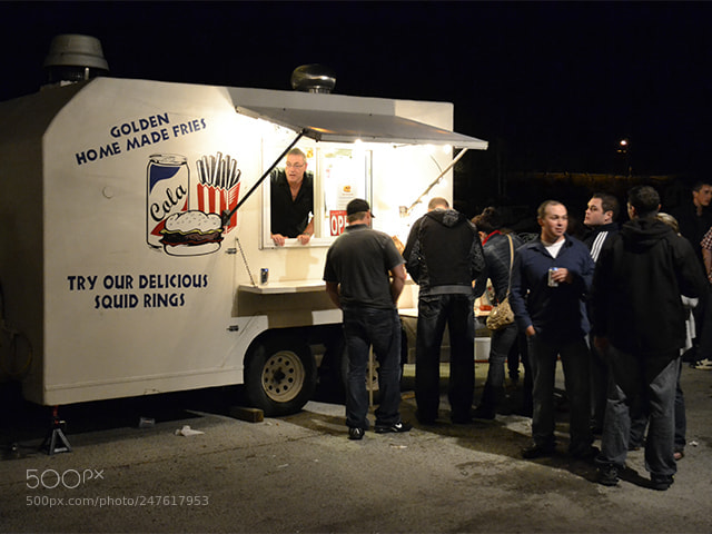 Nikon D3100 sample photo. Chip truck on the photography