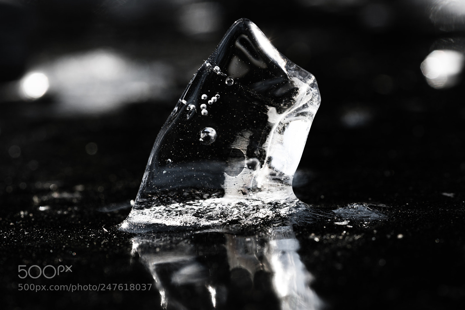 Sony a7R II sample photo. Block of ice photography