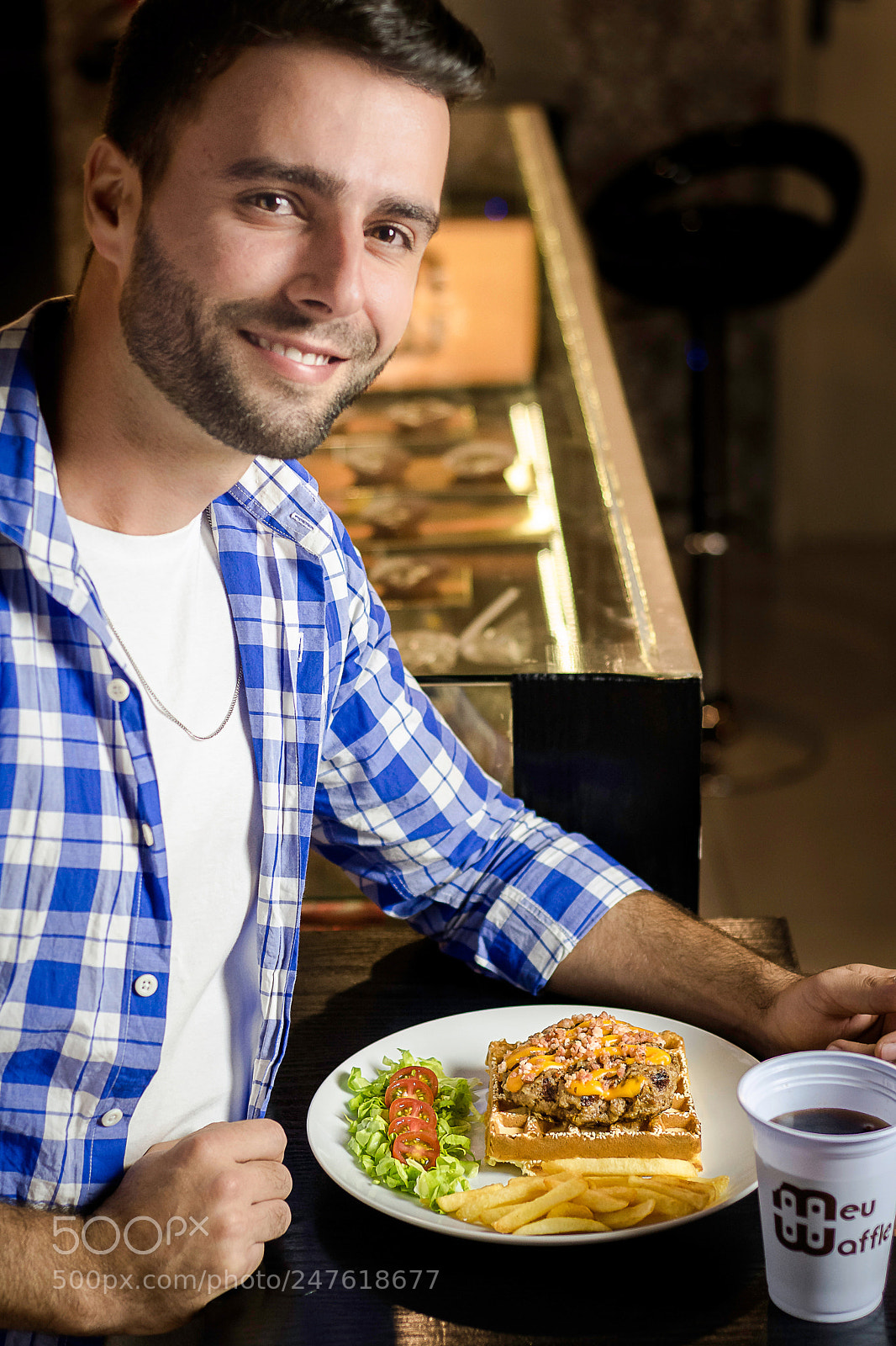 Nikon D7100 sample photo. Meu waffle final photography