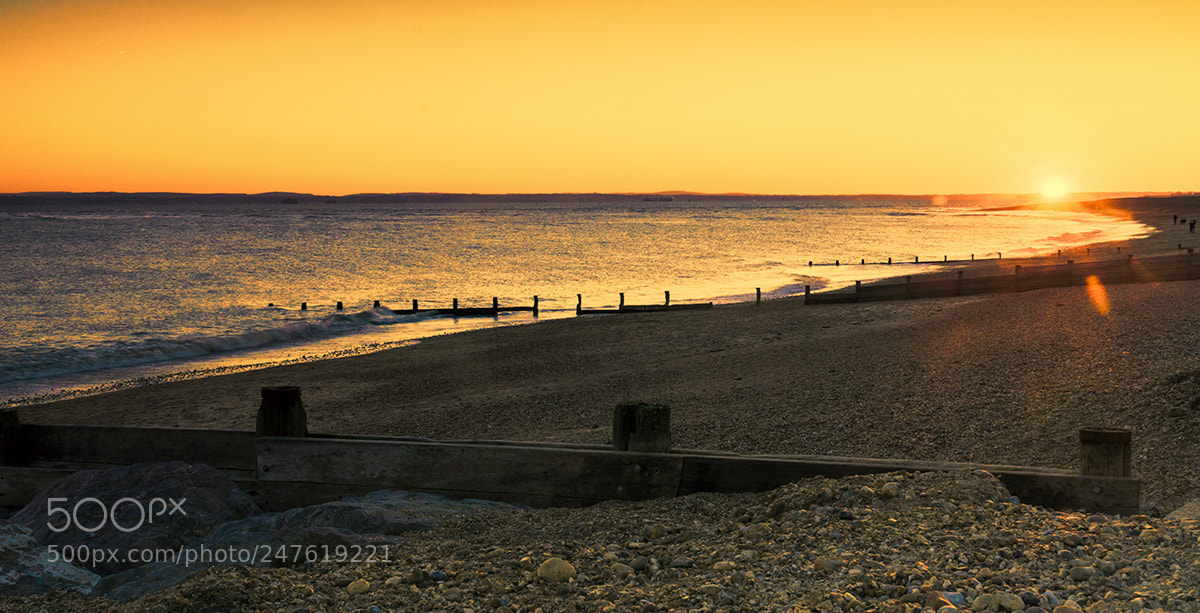 Sony ILCA-77M2 sample photo. Sunset at hayling photography