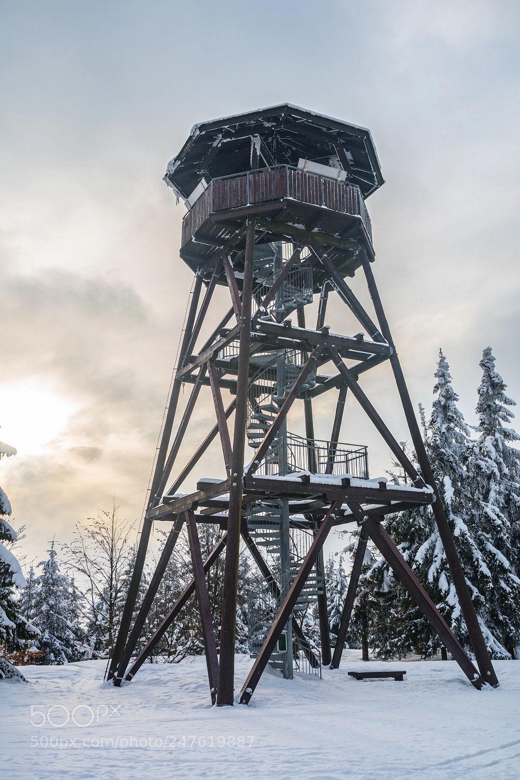 Nikon D600 sample photo. Watchtower anenský vrch photography