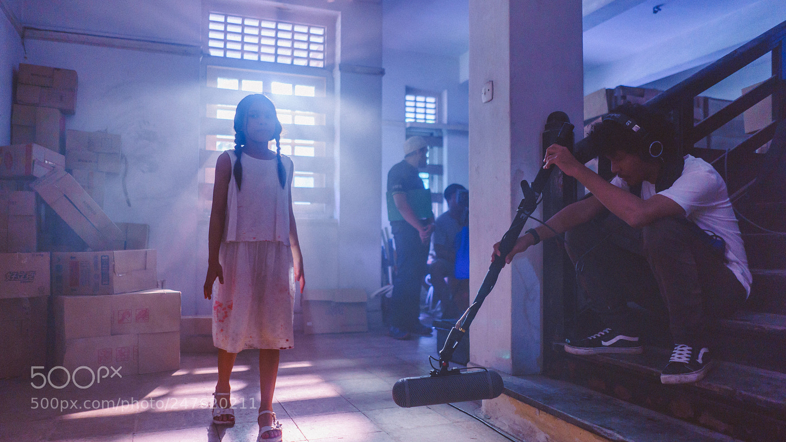 Sony a7 II sample photo. Melissa short film bts photography
