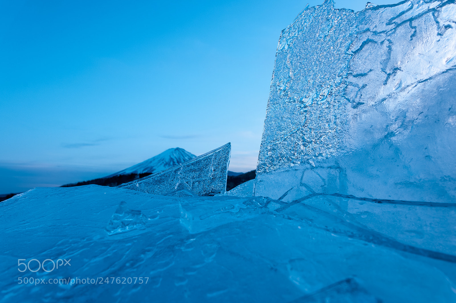 Nikon D300S sample photo. Ice and mt. fuji photography