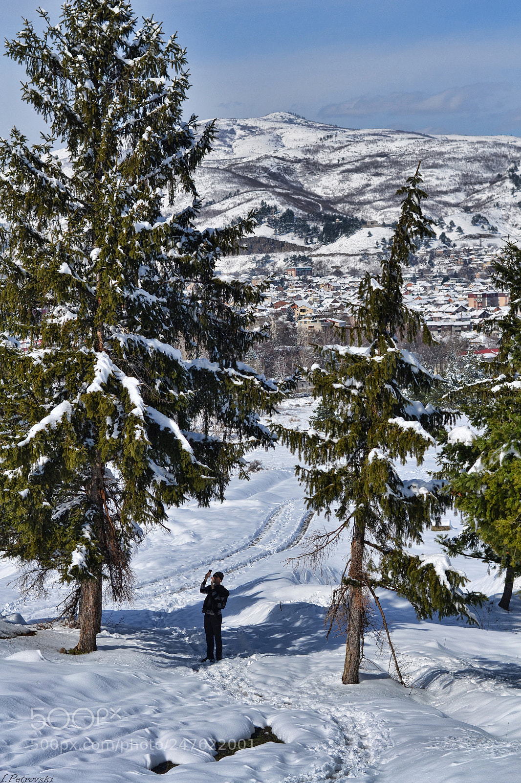 Nikon D3100 sample photo. Fresh snow and clear photography