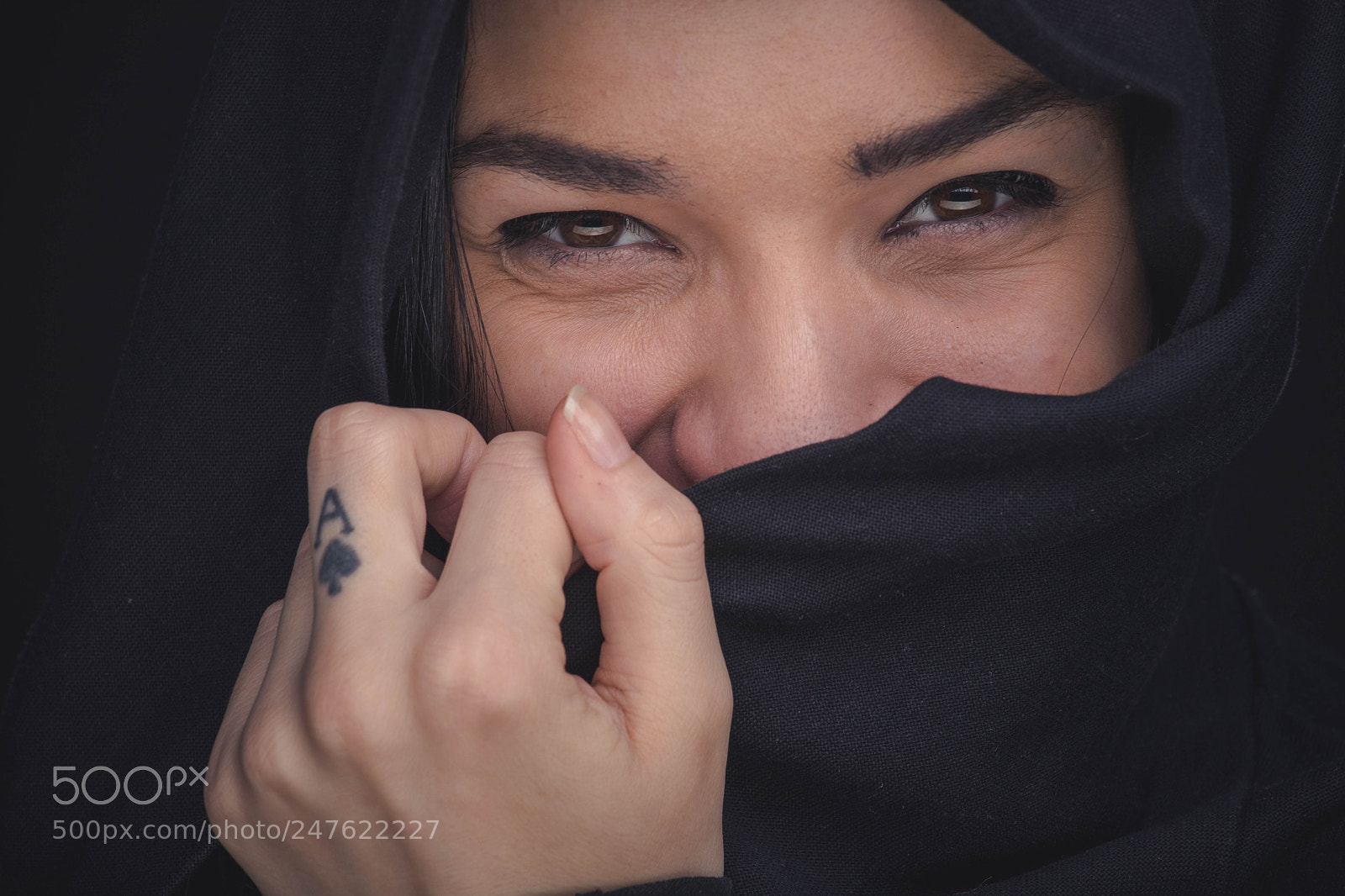 Canon EOS 6D Mark II sample photo. Hidden smile photography