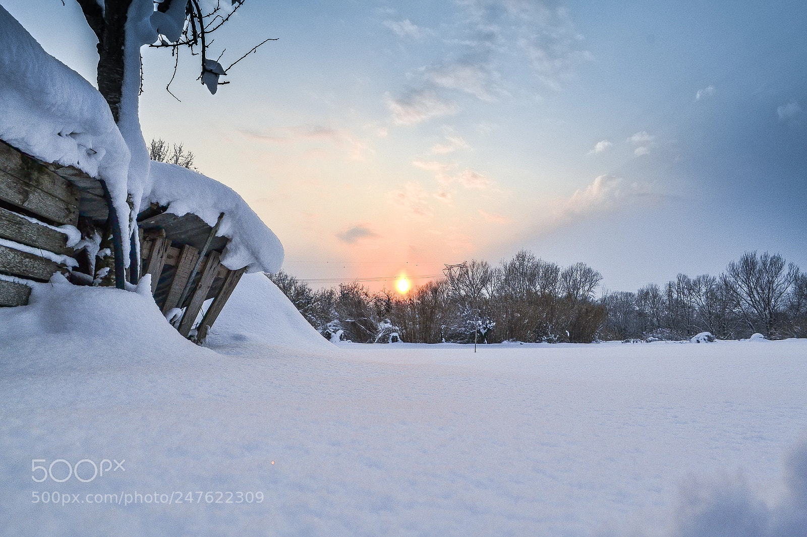 Nikon D3100 sample photo. Soft snow. photography