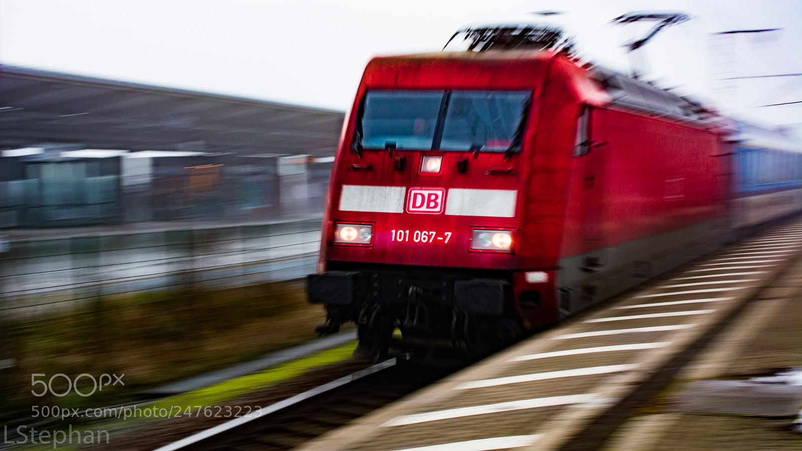 Nikon D5200 sample photo. Red train photography