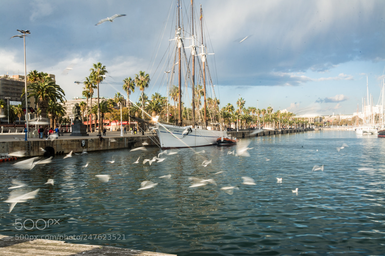 Nikon D7100 sample photo. Bay in barcelona photography
