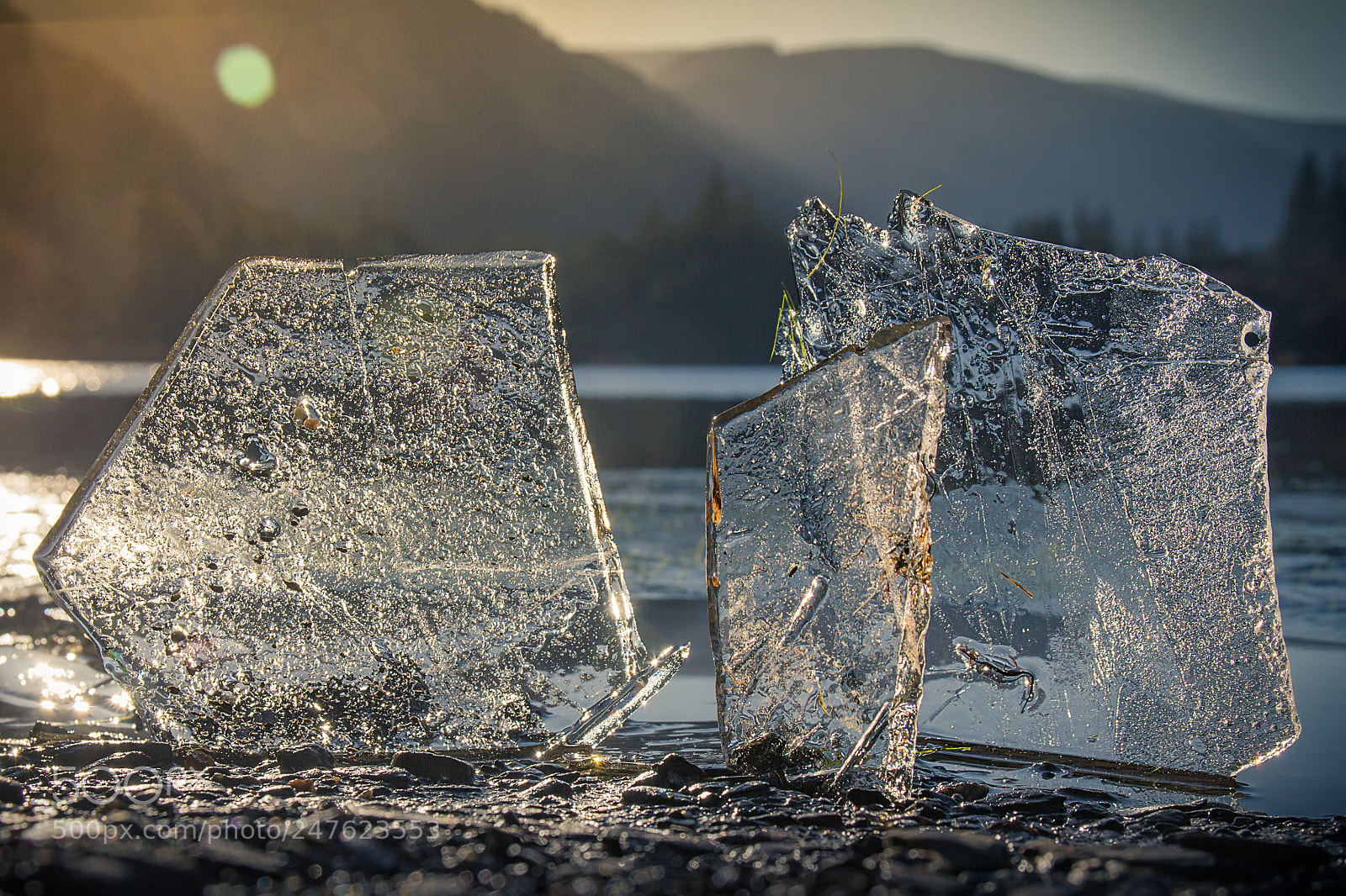 Canon EOS 60D sample photo. Ice of lake photography