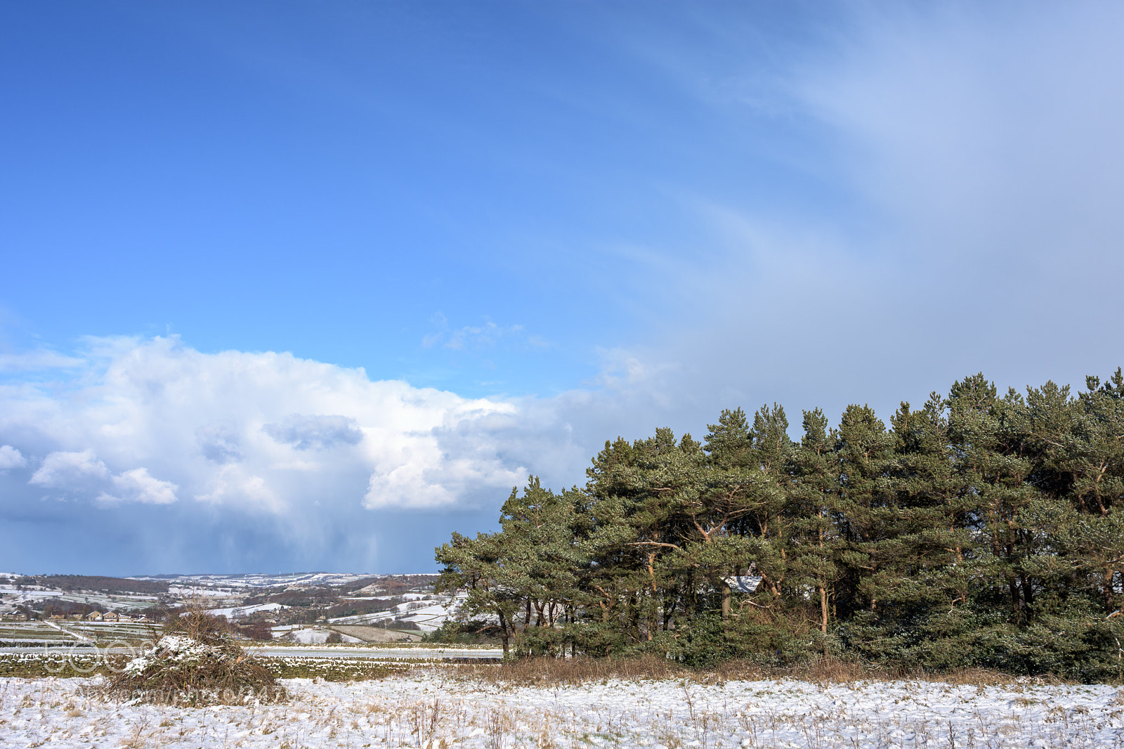Nikon D7200 sample photo. Holme valley snowscape, near photography