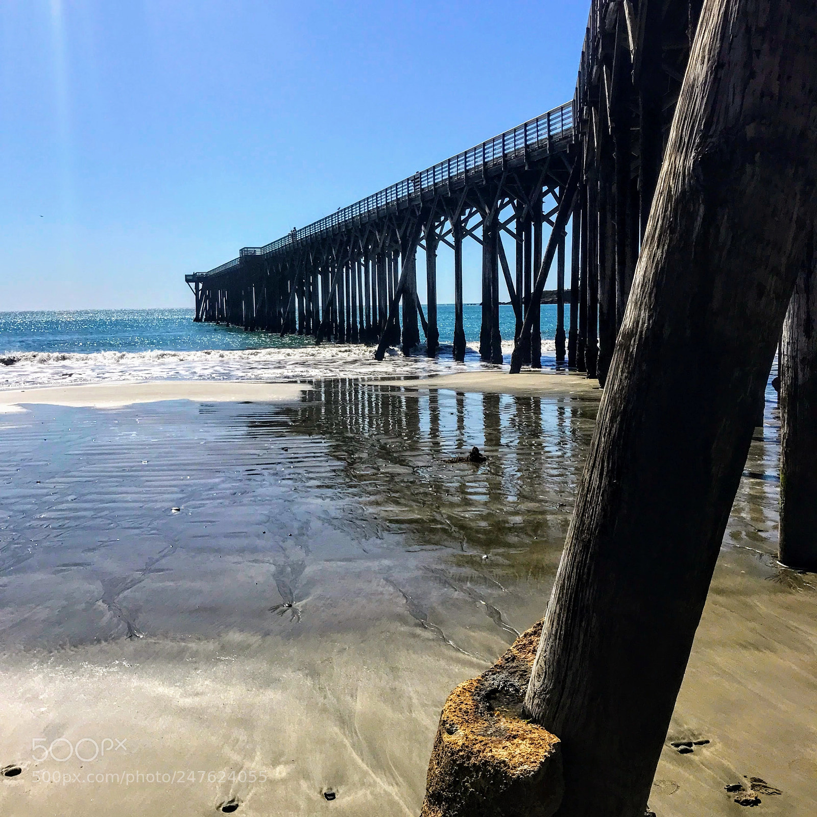 Apple iPhone 7 sample photo. San simeon - pier photography