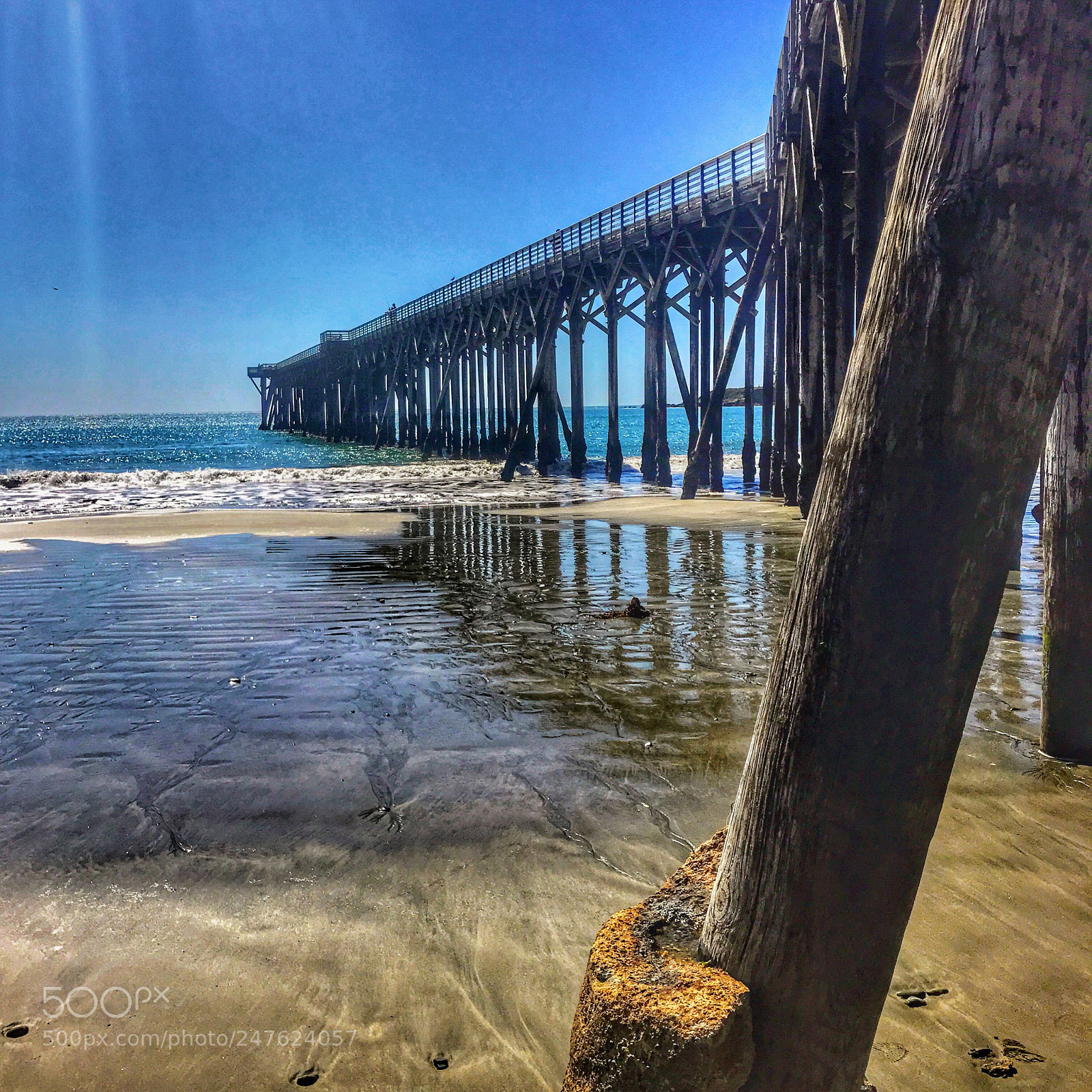 Apple iPhone 7 sample photo. San simeon - pier photography