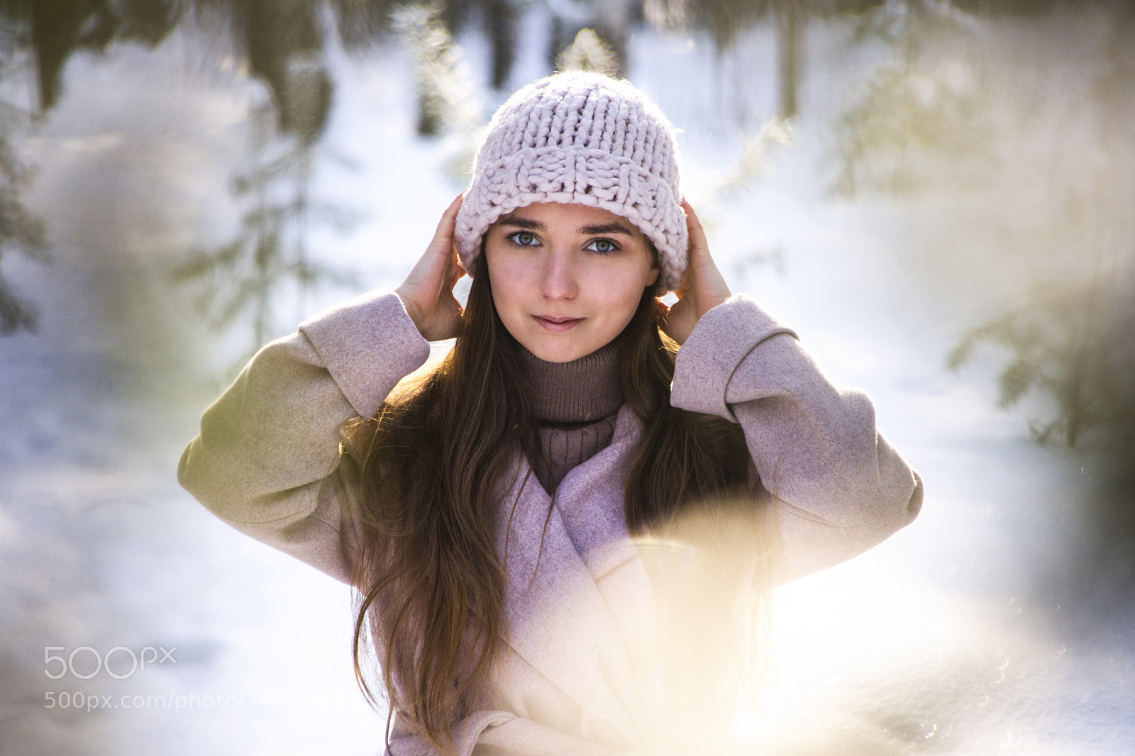 Nikon D7200 sample photo. Winter portrait photography