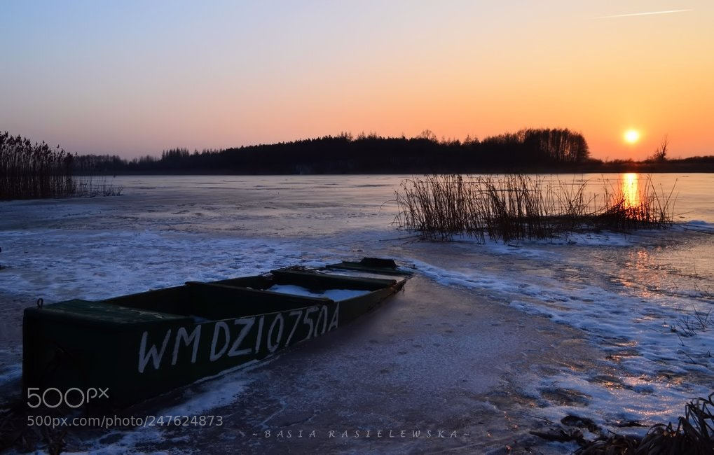 Nikon D5100 sample photo. Sunset over the lake... photography