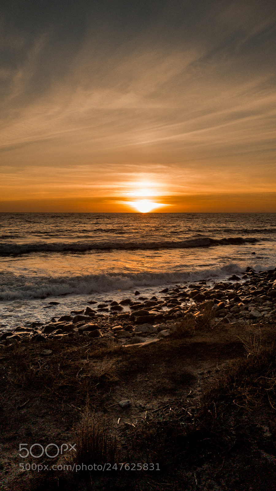 Samsung Galaxy S8 sample photo. Sunset at malibu beach photography