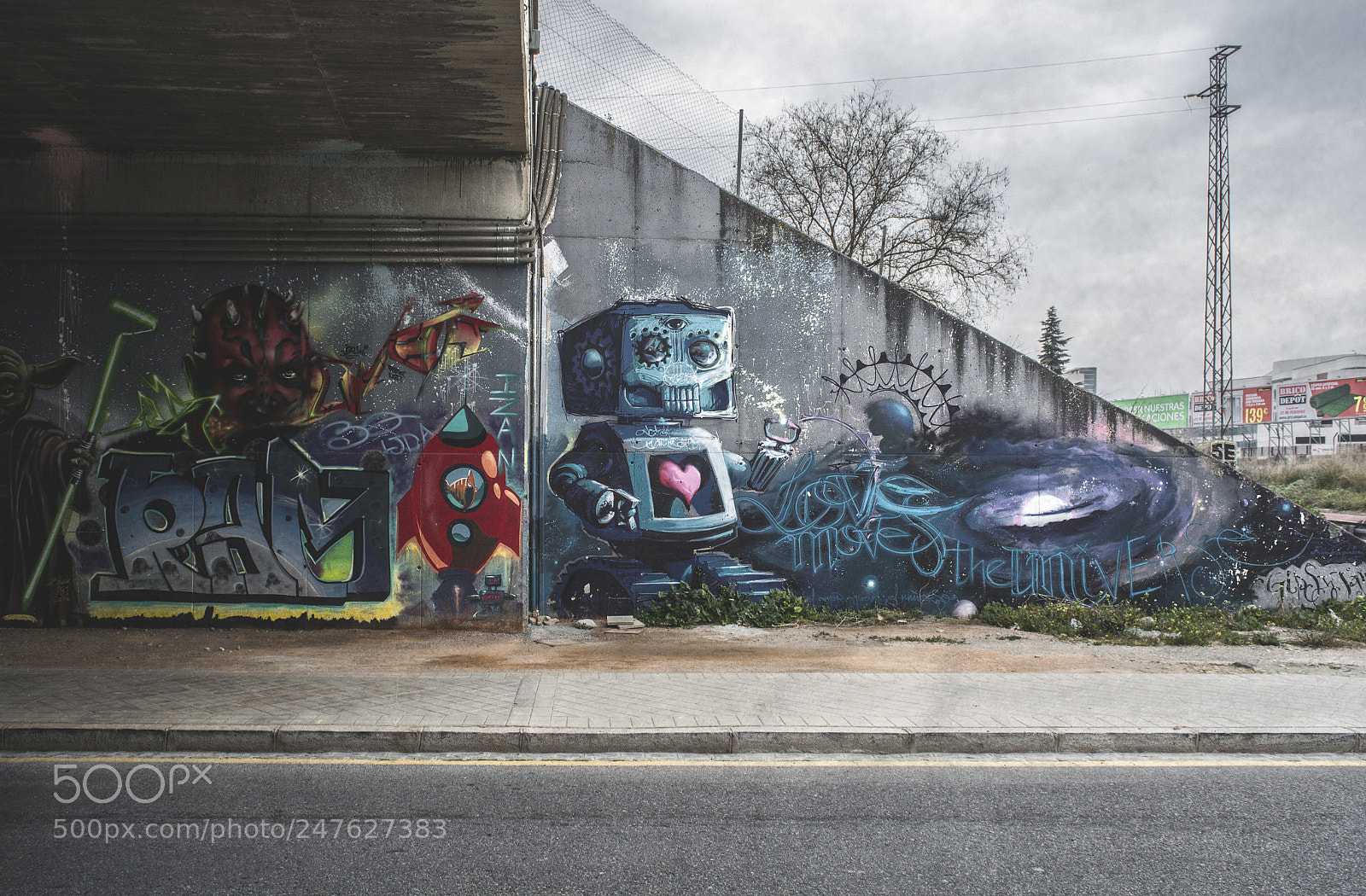 Nikon D5200 sample photo. Composici n con grafiti photography