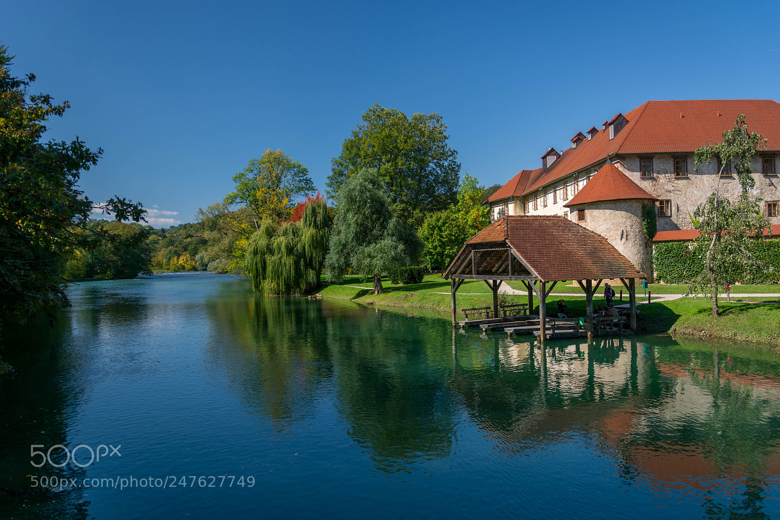 Nikon D7100 sample photo. Castle on a riverbank photography