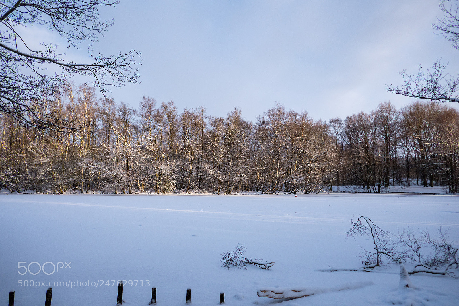 Panasonic DMC-TZ101 sample photo. Snowy lake photography