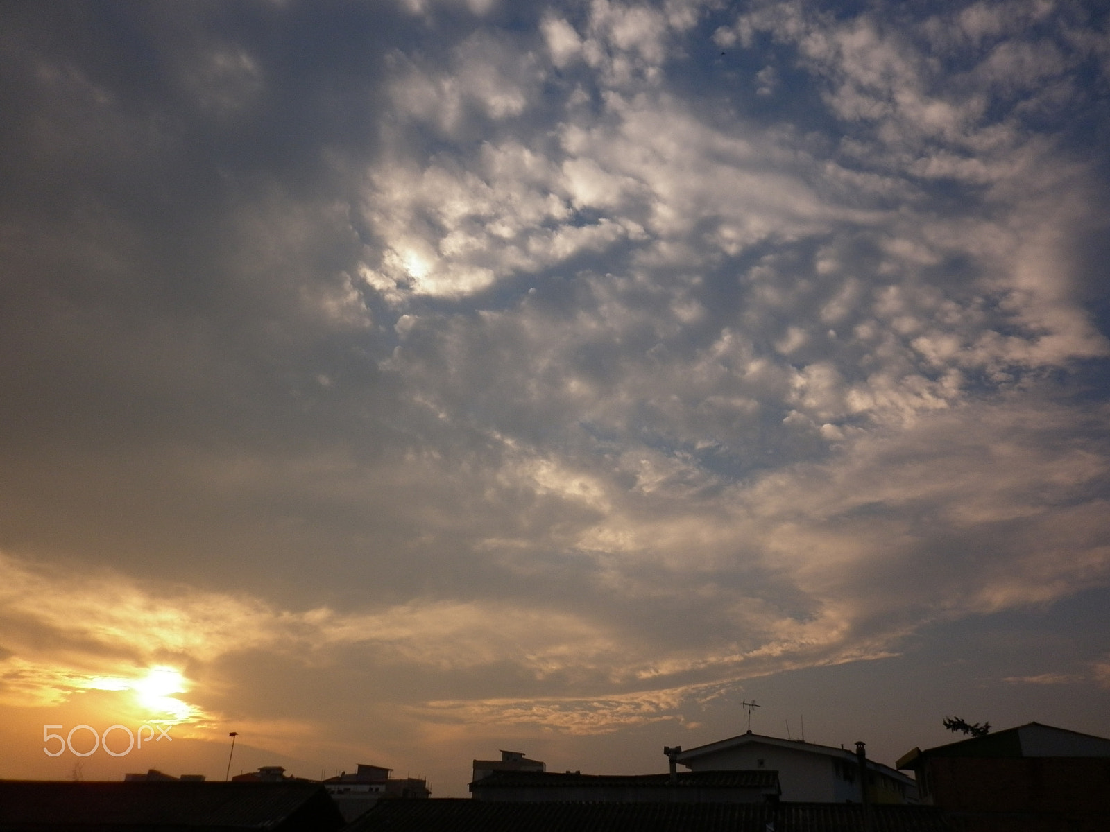 Panasonic DMC-F3 sample photo. Sunset photography