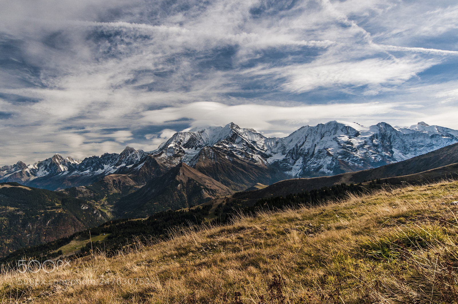 Nikon D300 sample photo. Mont blanc photography