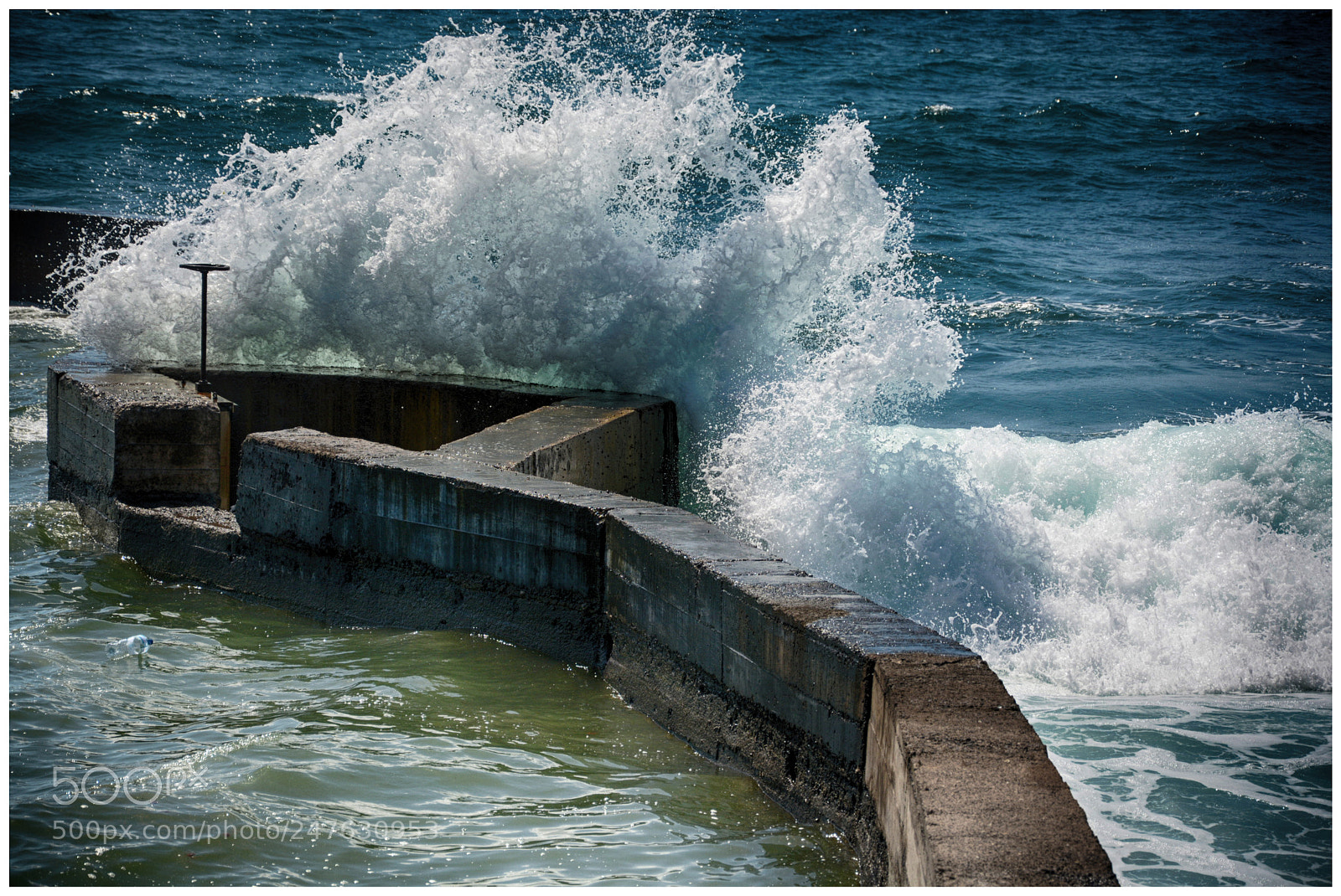 Nikon D7100 sample photo. Waves photography