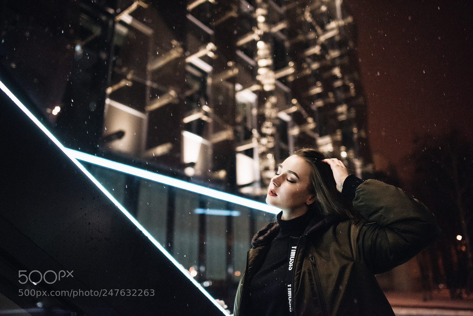 Nikon D810 sample photo. Night winter tender photography