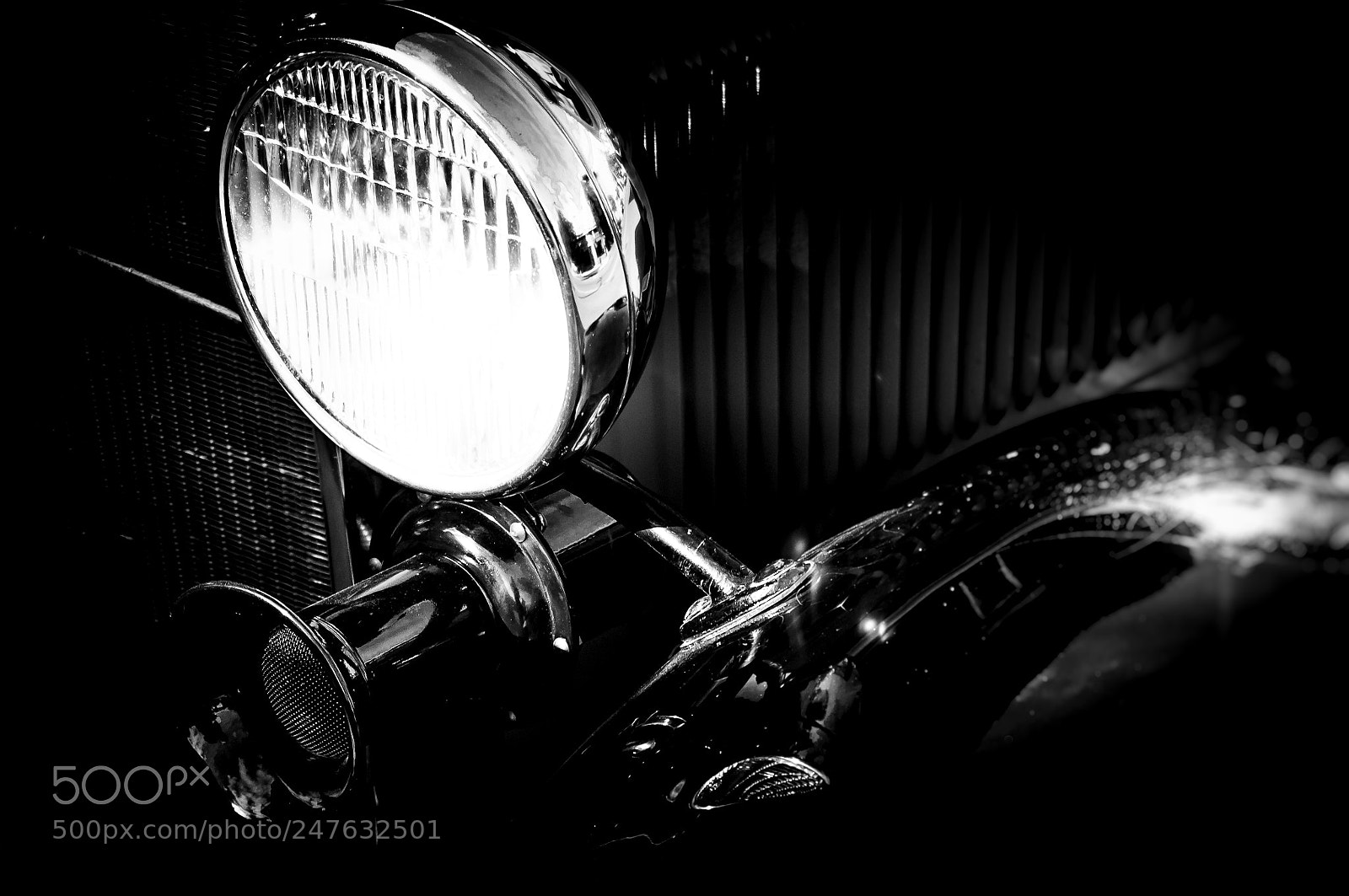 Pentax K-r sample photo. Headlamp photography