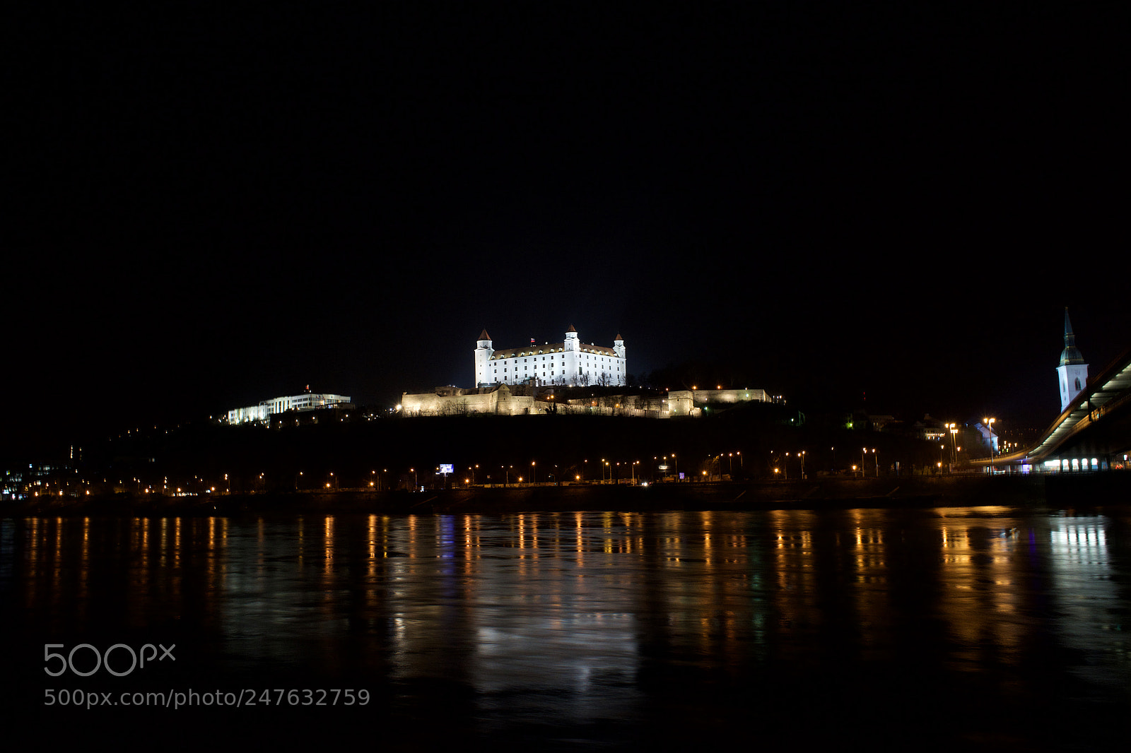 Sony a7 sample photo. Bratislava castle photography