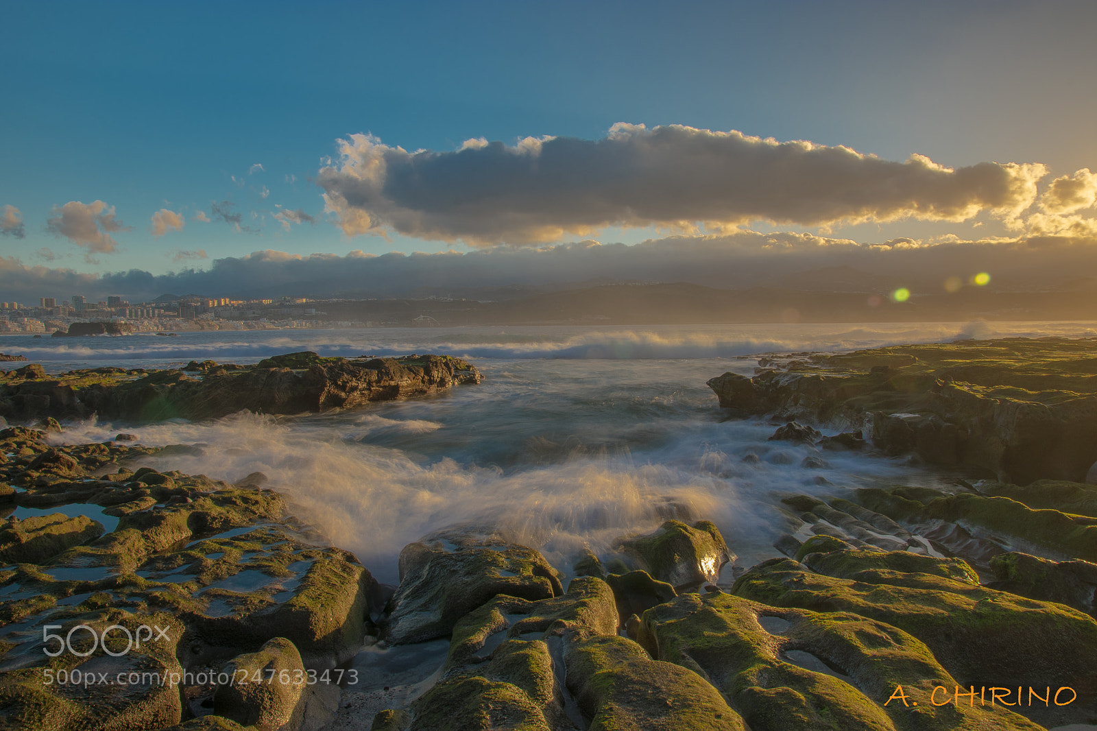 Nikon D3400 sample photo. Sundown in the coast photography