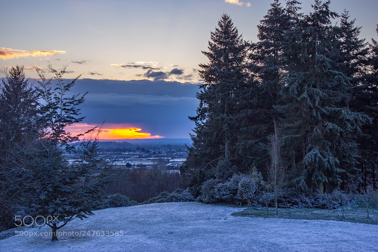 Canon EOS 550D (EOS Rebel T2i / EOS Kiss X4) sample photo. Icy sunset photography