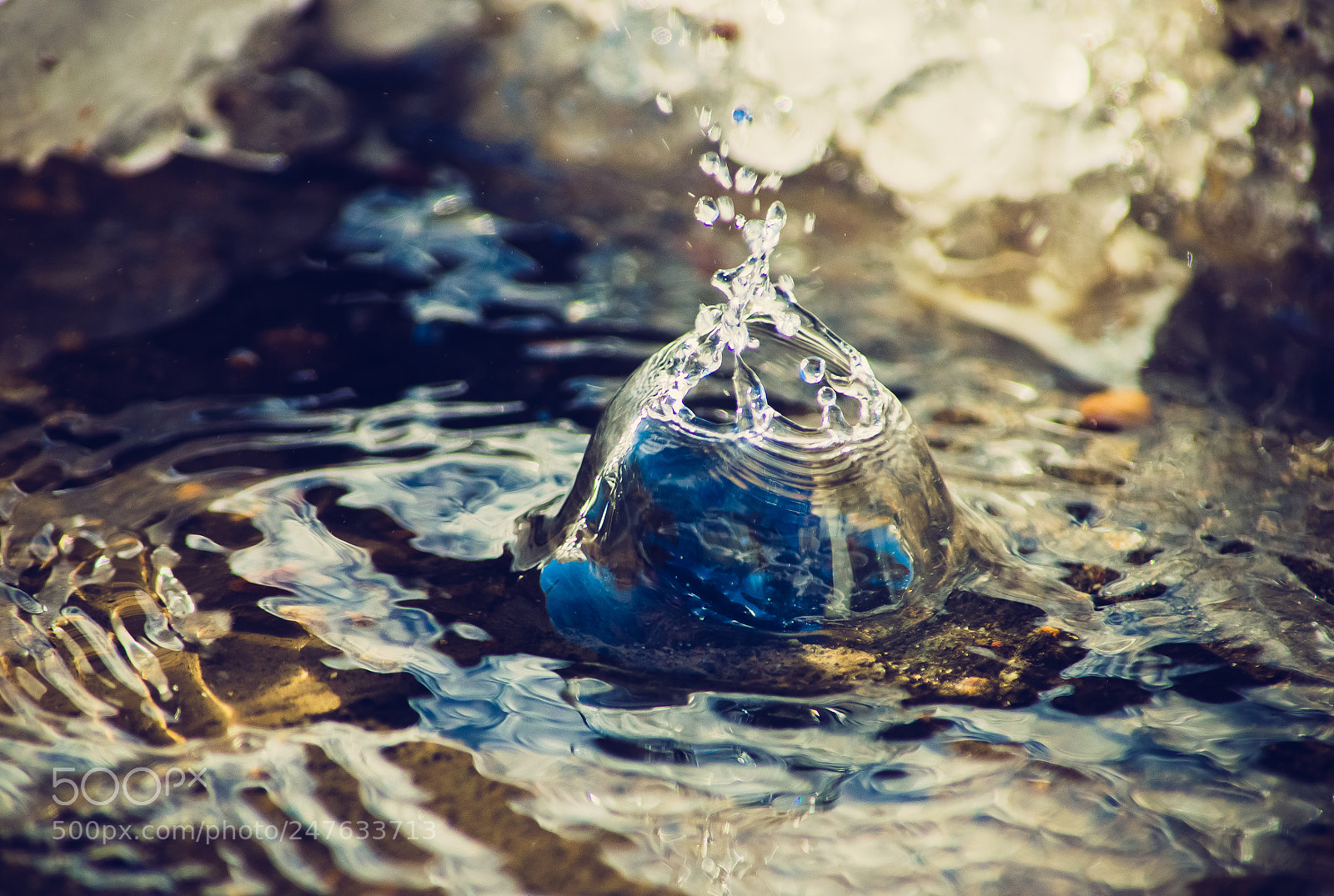 Nikon D5100 sample photo. A colourful splash photography