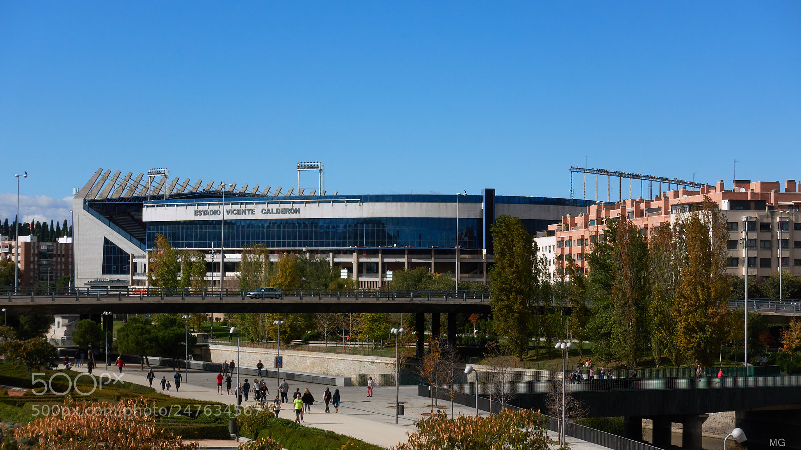 Sony DSC-RX100M5 sample photo. Vicente calderón stadium photography