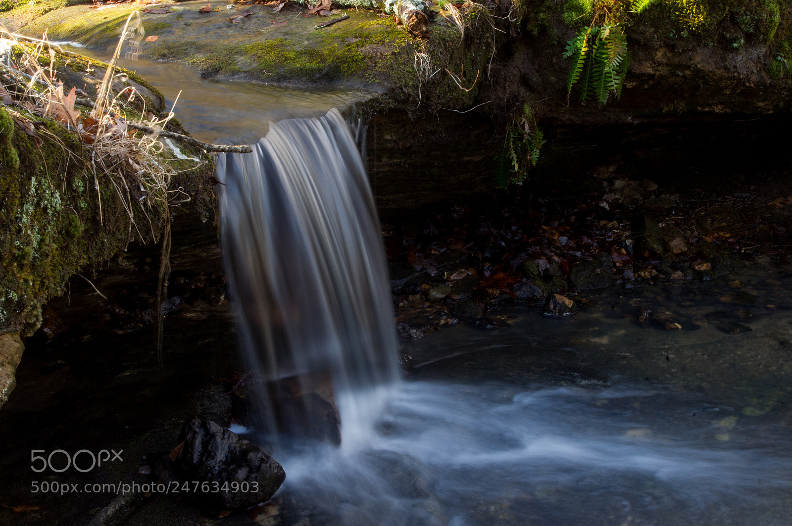 Pentax K-x sample photo. Fast water photography