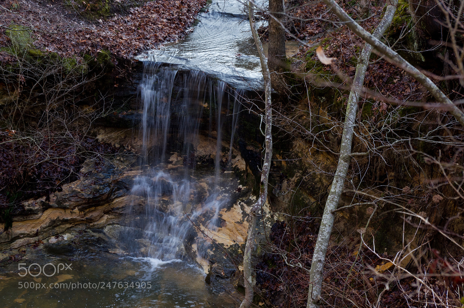 Pentax K-x sample photo. Water fall photography