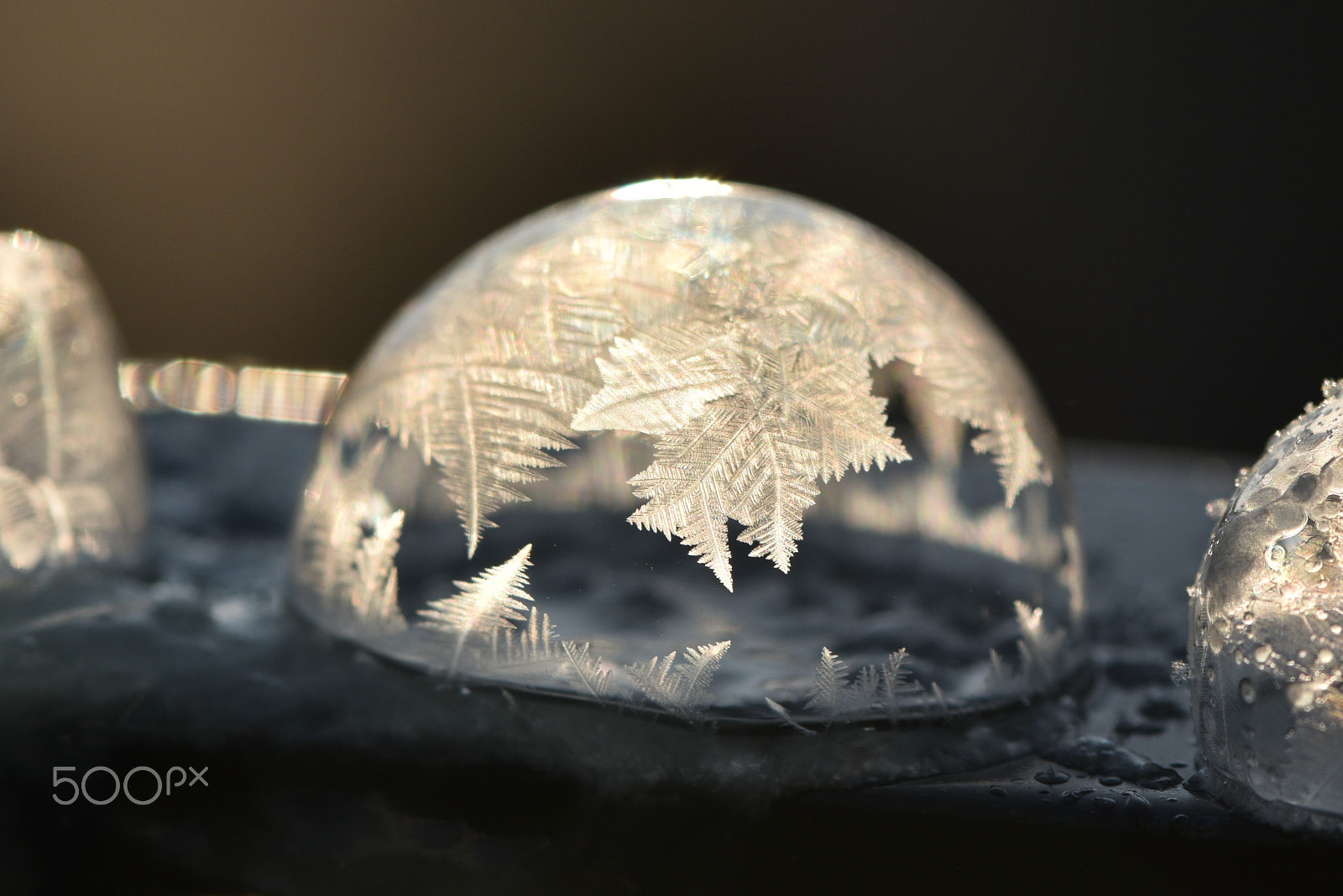 Nikon AF-S Micro-Nikkor 105mm F2.8G IF-ED VR sample photo. Freezing bubble photography