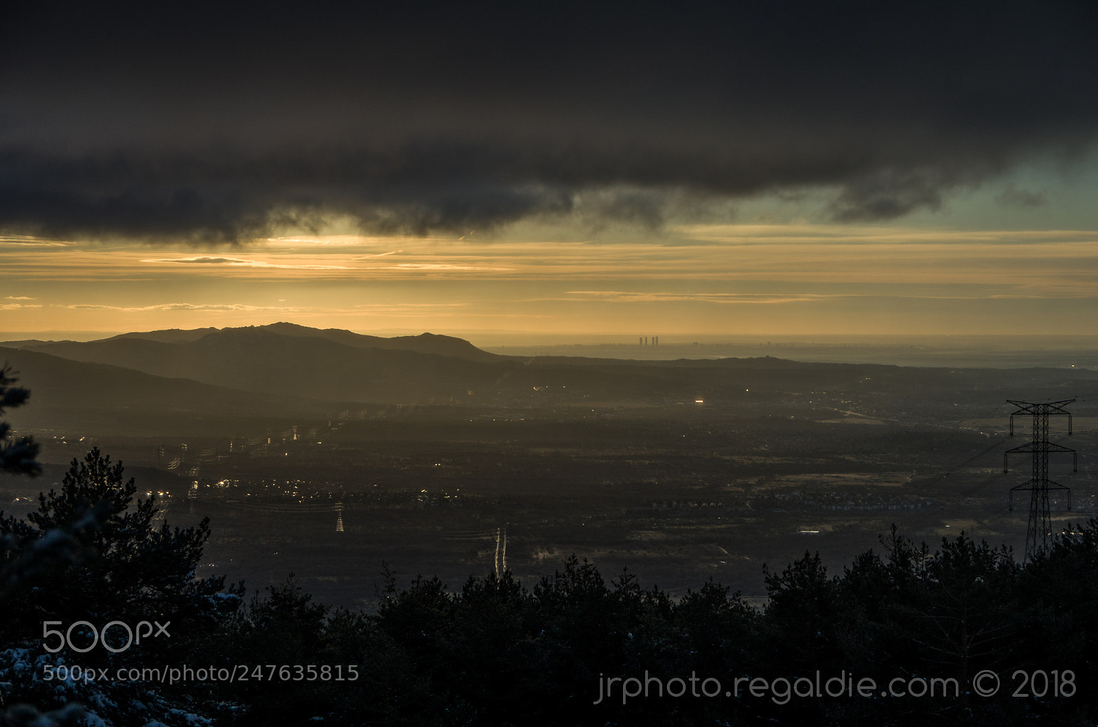 Pentax K-5 sample photo. Madrid from afar photography