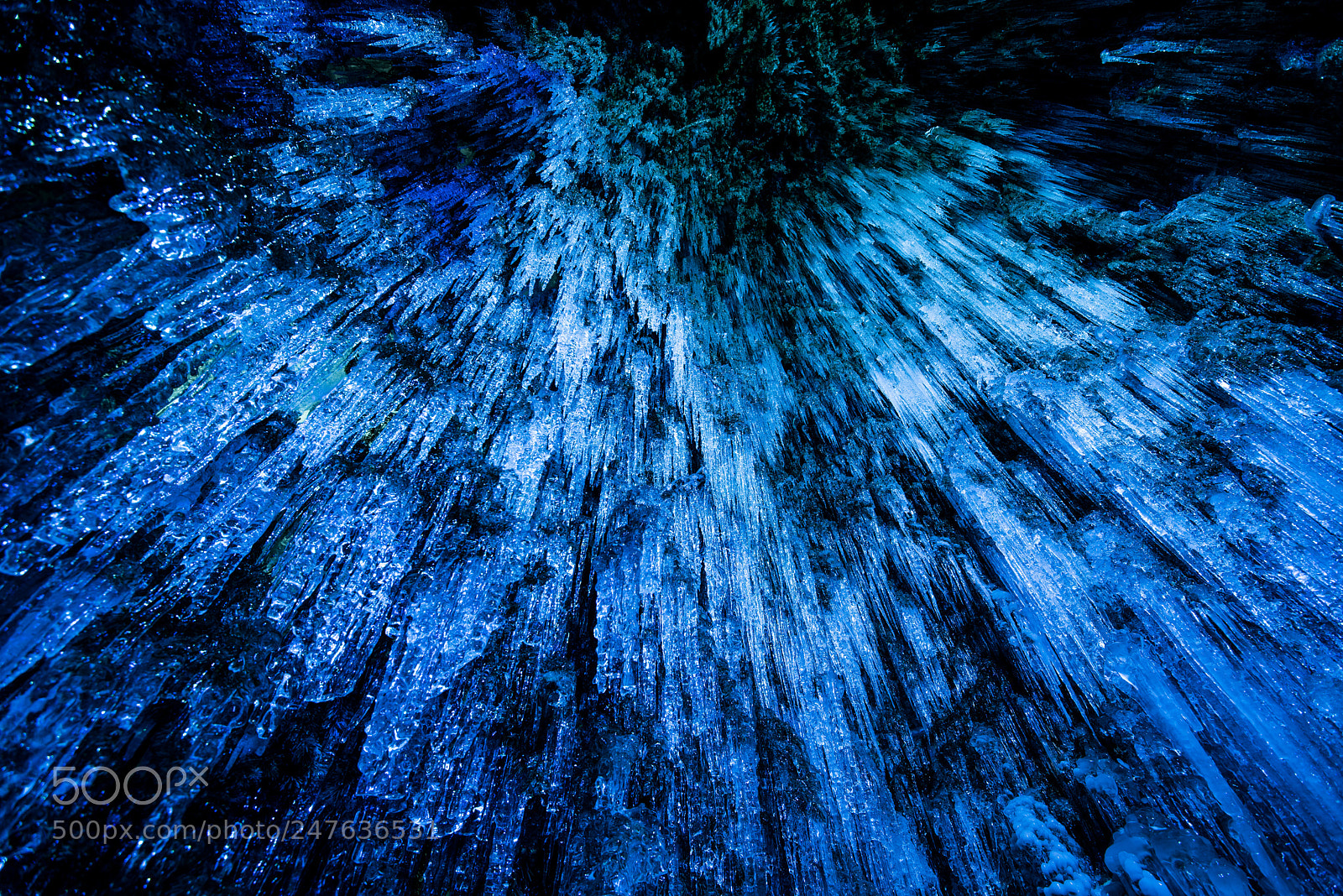 Nikon D810 sample photo. Ice shower photography