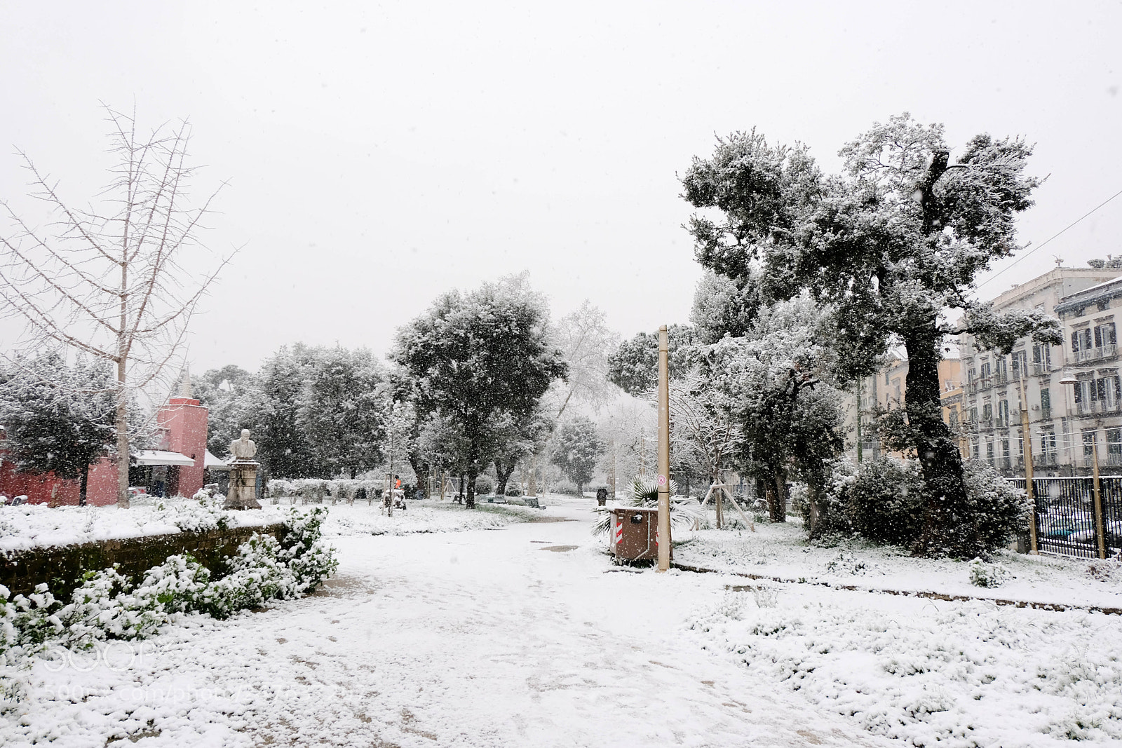 Fujifilm X-T20 sample photo. Naples in snow photography